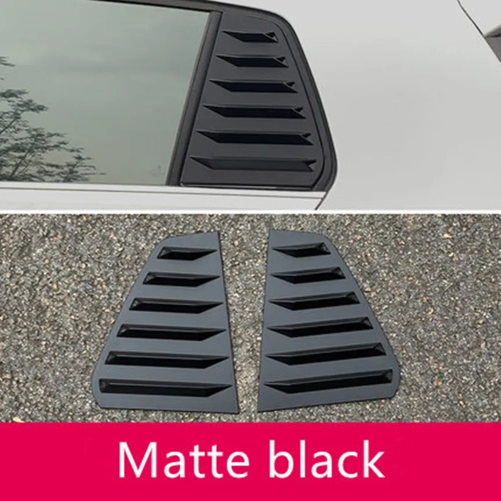 2 Stuks Achterzijde Venster Vent Louvre Cover Voor Volkswagen Vw Golf 6 R 09-13 7/7.5 GTI/RL14-20 8 Pro/R-Lijn