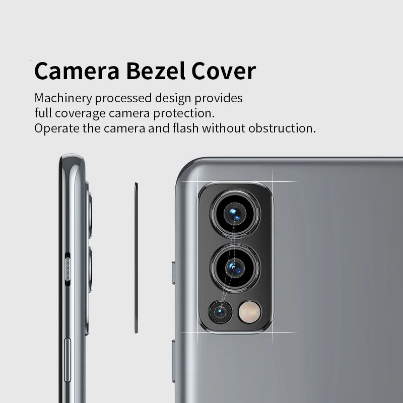 For OnePlus Nord 2 5G Back Camera Lens Aluminum Metal Sheet Lens Screen Protector for OnePlus Nord2 Protective Back Camera Lens