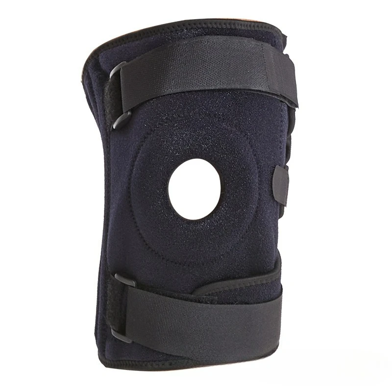 Double Strap Compression Breathable Non-Slip Knee Brace with Built-in Spring Support, Special Knee Joint Protection for Running