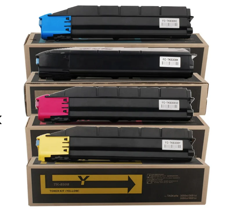 Compatible TK8305 TK8306 TK8307 TK8308 TK8309 Color Toner Cartridge for  TASKalfa 3050ci 3550ci 3051ci 3551ci