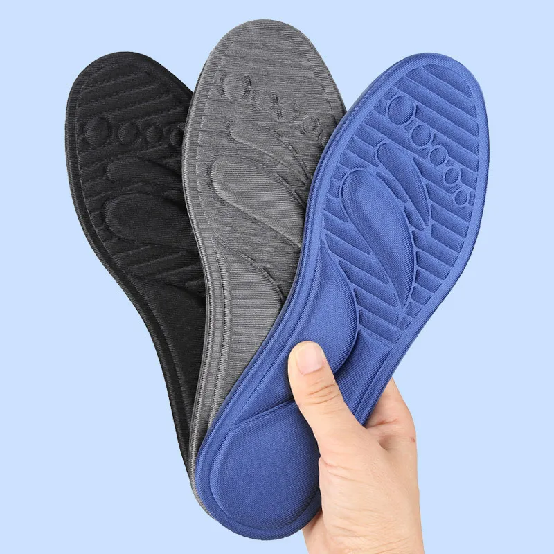 

4D Massage Shock Absorption Orthopedic Insoles Memory Foam Shoes Insole Arch Support Insoles for Feet Fasciitis Relief Shoe Pads