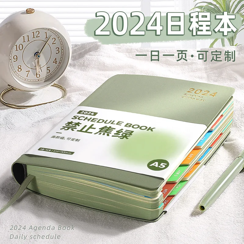 2024 Schedule: New Notebook Work Diary 24 Year Event Diary Calendar agendas planificadoras  agendas  planner  school