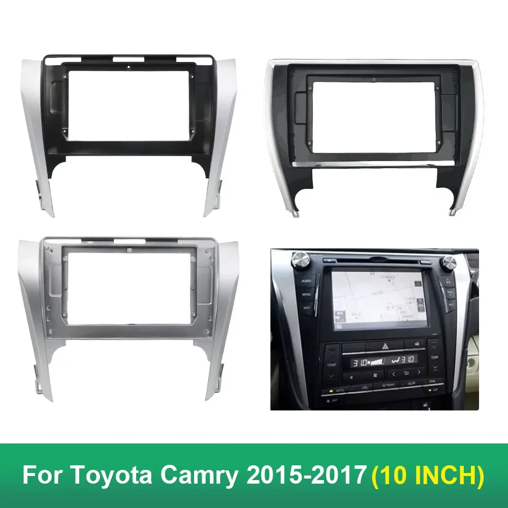 

For Toyota Camry 2015-2017(10.1Inch)Car Radio Fascias Android GPS MP5 Stereo Player 2 Din Head Unit Panel Dash Frame Installatio