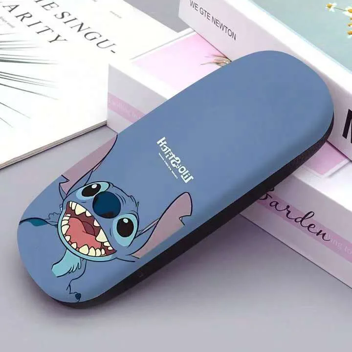 Disney Mickey Stitch glasses case, portable Contact lens case, travel‑friendly, bag‑portable, with cute cartoon patterns view 5