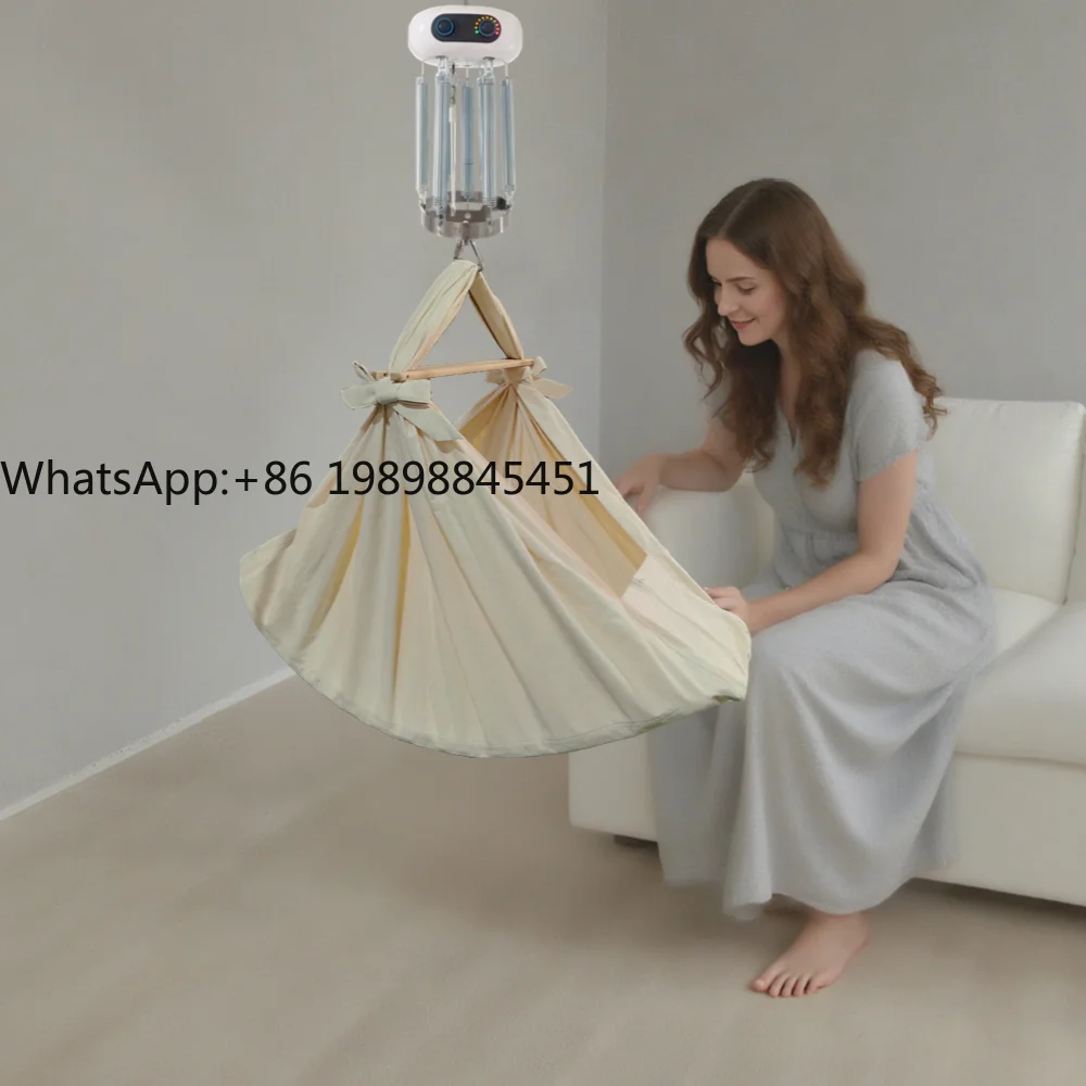 

Electric Foldable Cradle Hammock for Baby Modern Design with Spring Cradle for Outdoor Living Room or Gym