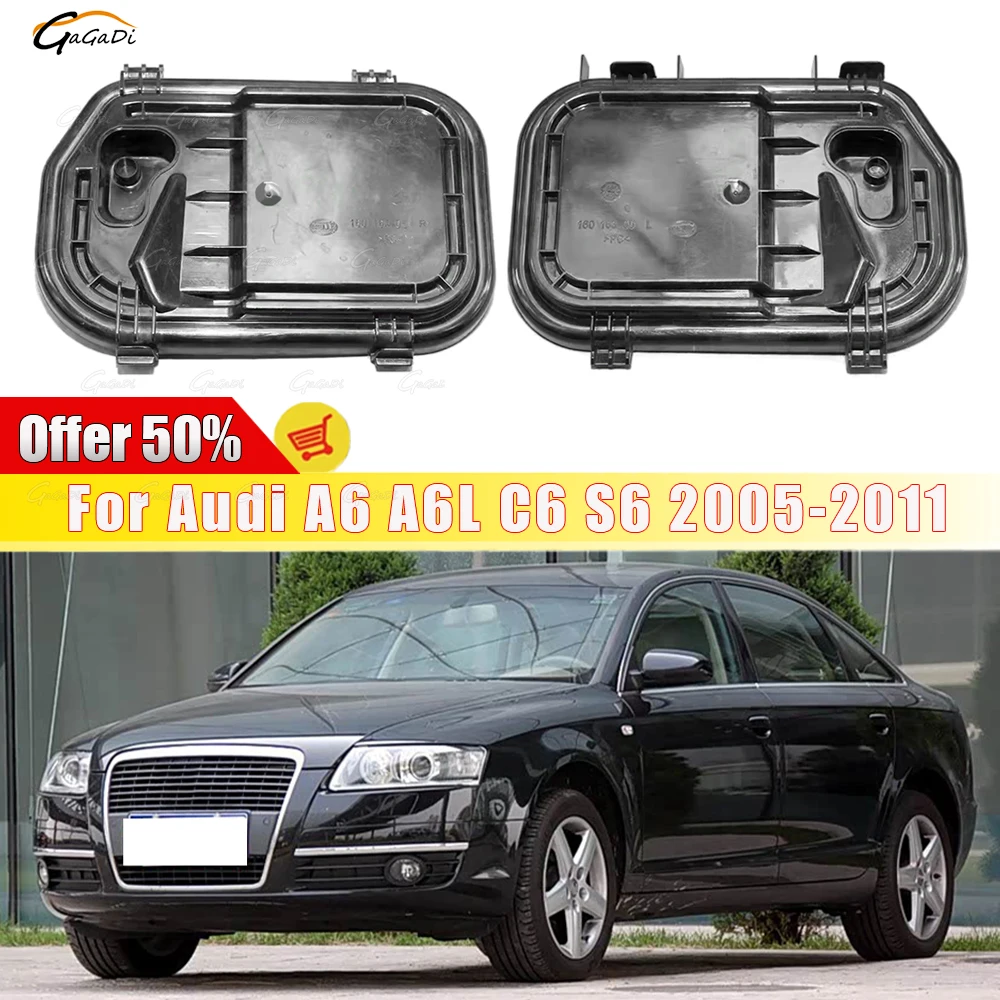 Fit For Audi A6 2005-2011 A6 quattro 2007-2011 RS6/RS6 plus/Avant 2006-2011 Headlight Cover Protective Cap 4F0941158 4F0941159
