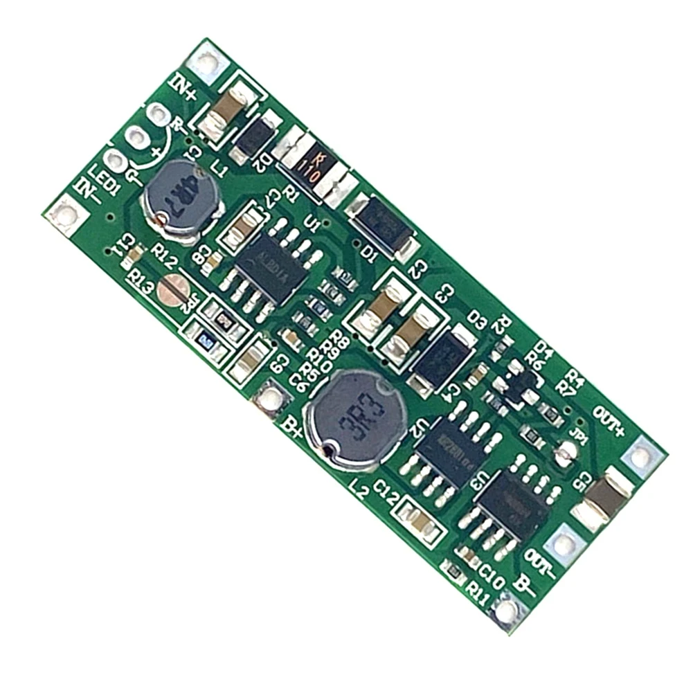 DC UPS Uninterruptible Module 3.7V Lithium Battery Charging and Discharging Boost 12V Power-Failure Boost Module