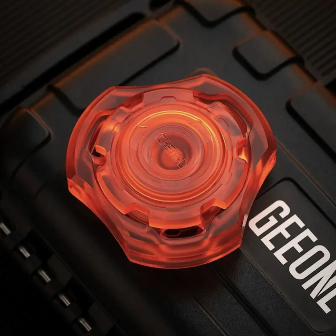 CNC อย่างแม่นยํา Fidget Slider Spinner EDC ของเล่น Dual Bearings Design Titanium Alloy Sensory ความเครียดบรรเทา ADHD Focus