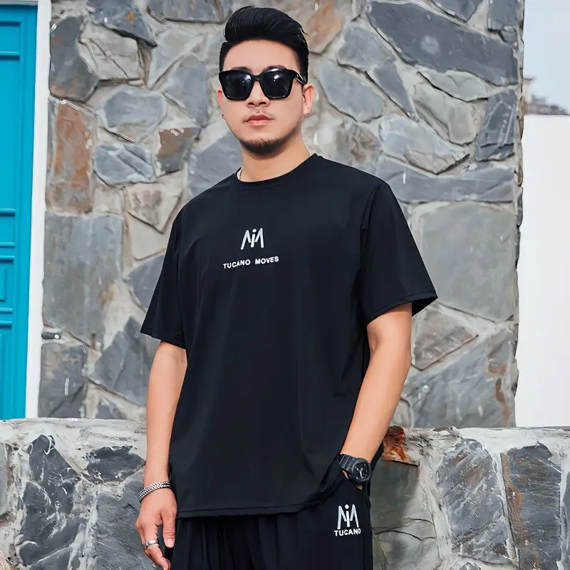 

Fashion O-Neck Short Sleeve Printed Casual T-Shirts Men's Clothing 2025 Summer New Loose All-match Tops Punk Tee Shirt