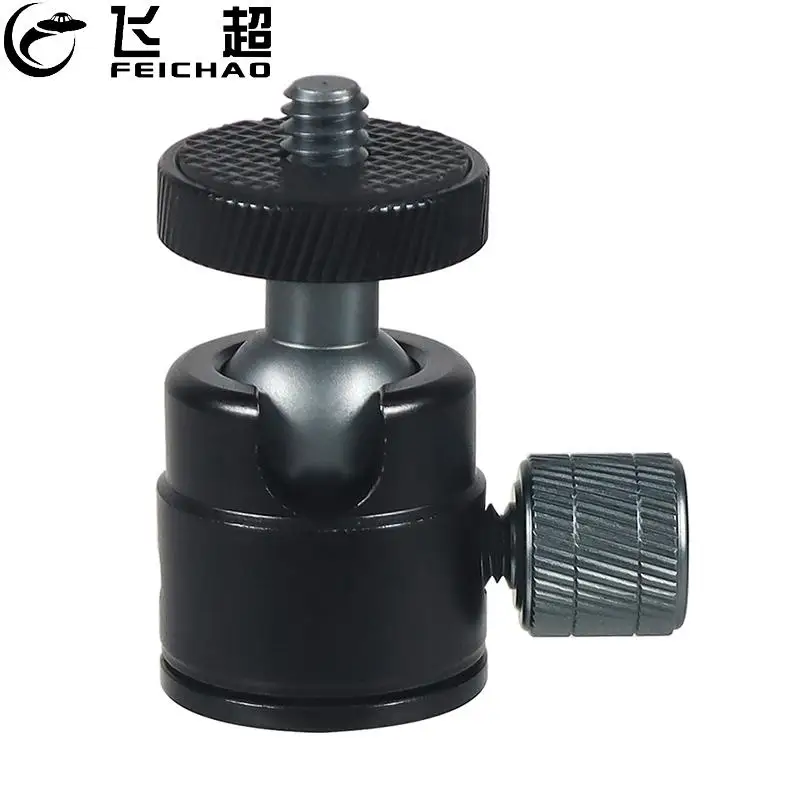 Trépied Mini rotule pivotant 360, bouton de verrouillage à vis 1/4, pour appareil Photo DSLR, monopode, support de lampe Flash, accessoires vidéo et Photo