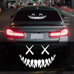 Demon Smiling Face Car Stickers for Rear Windshield Cool Auto Body Styling Waterproof Decoration Automobile Window Vinyl Decals