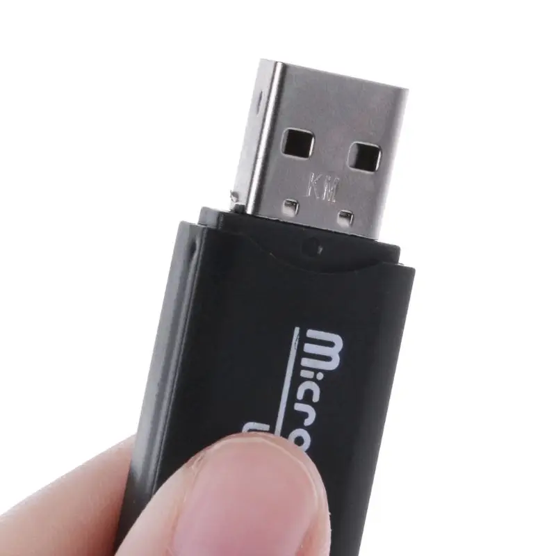 Adaptor pembaca kartu SD TF 2.0 USB mikro kualitas tinggi untuk komputer Tablet PC