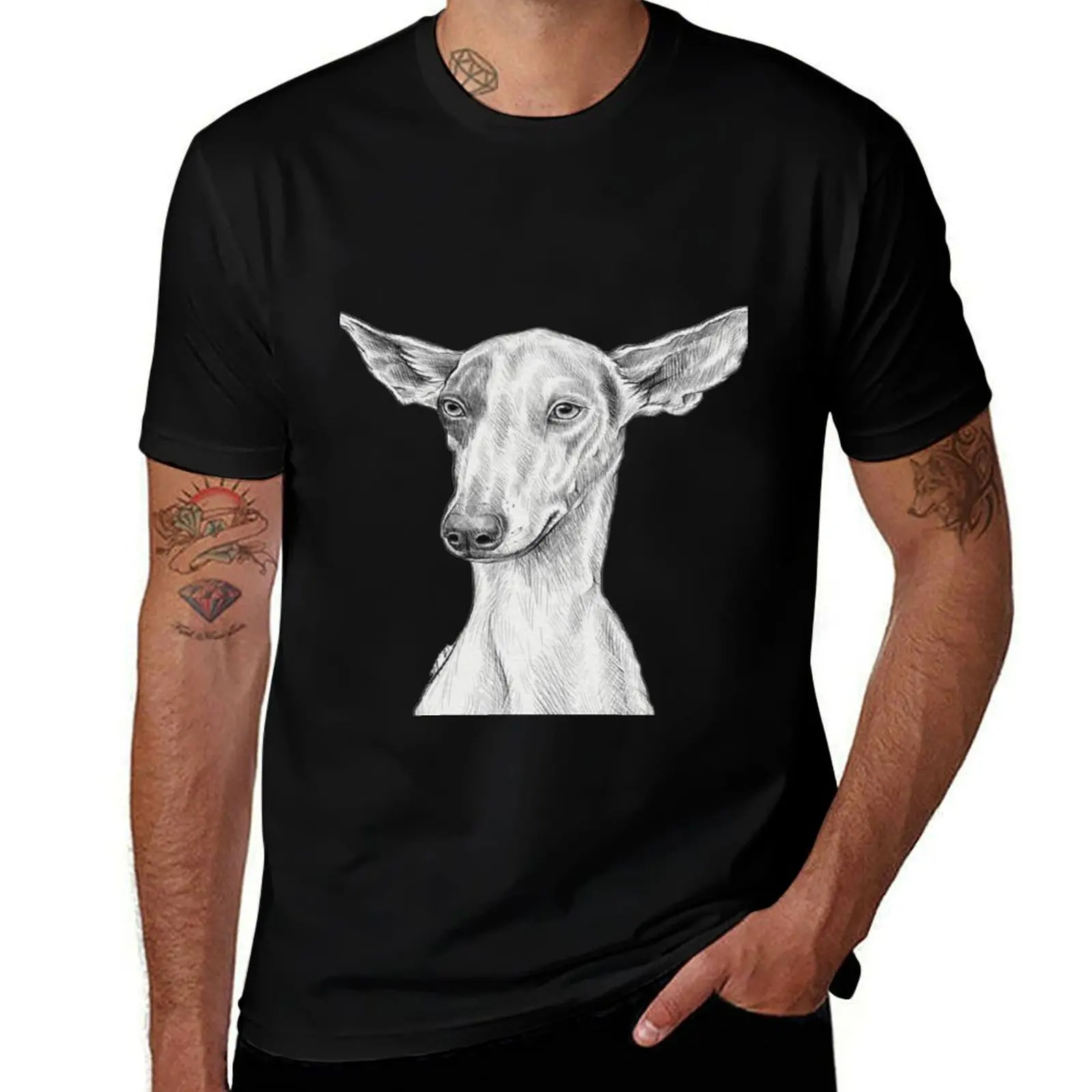 podenco ibecenco T-Shirt Utility Casual Work T-Shirt