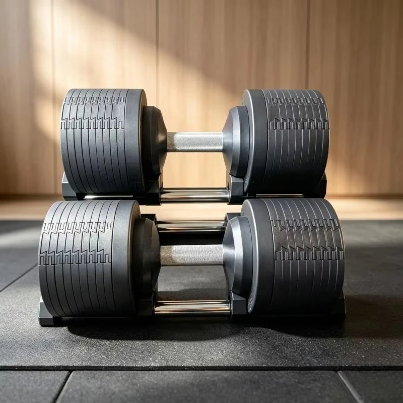 Spray Coated Adjustable Dumbbell Set High Quality Weight Training Inexpensive Home Gym Free Weight Fitness Equipment Unit Tool