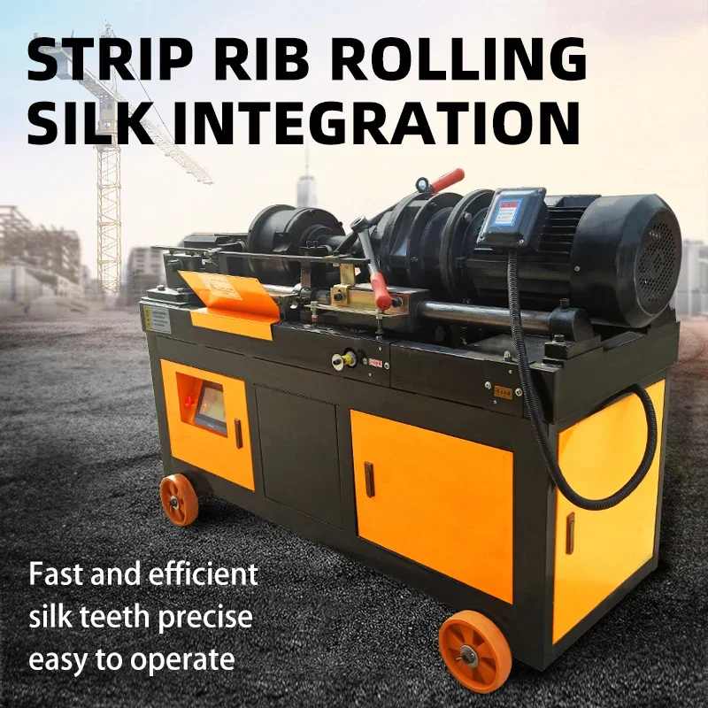 40mm Steel Bar Rod Threader Rolling Machine For Making Threading mini rolling machine manual steel bar rolling machine