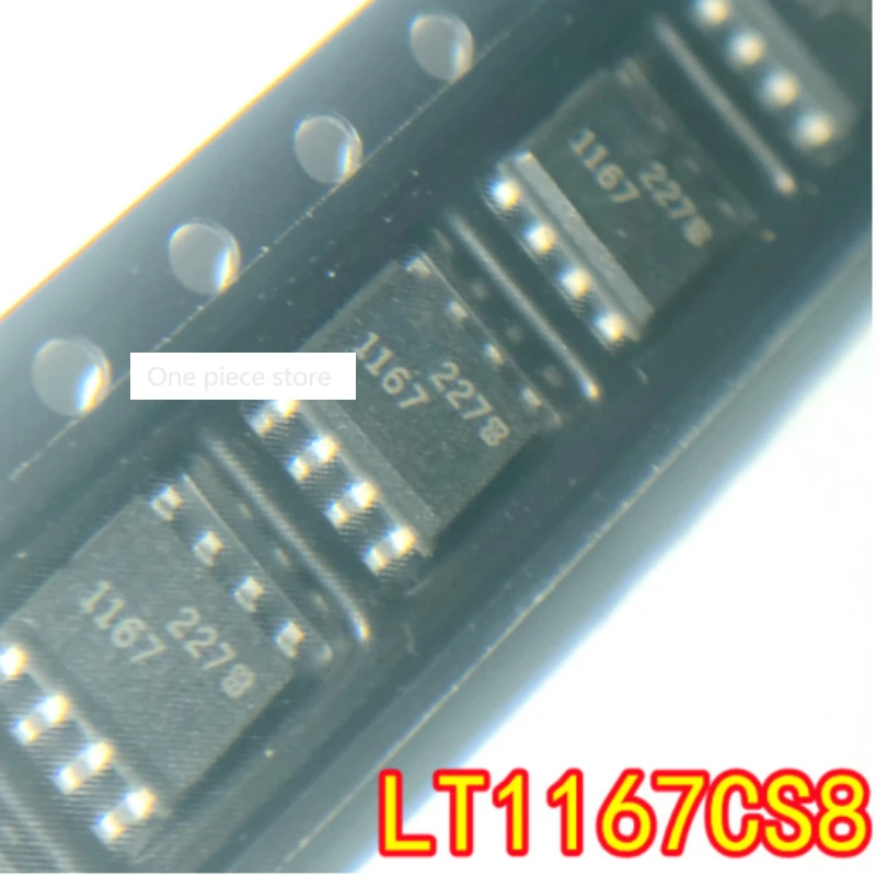 5PCS LT1167 LT1167CS8 SOP8 Instrumentation amplifier chip