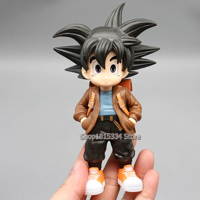 15cm Anime Goku Dragon Ball Figures Son Goku Hipster Travel Action Figurine PVC Model Collection Peripheral Toys Gifts