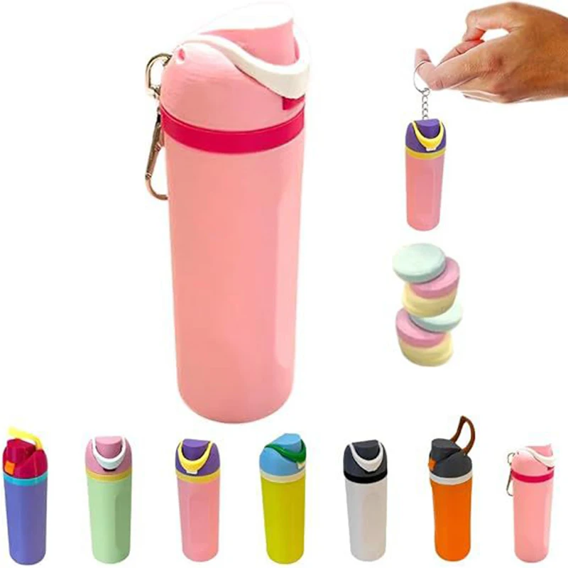 الإبداعية لطيف زجاجة مفتاح سلسلة قلادة ثلاثية الأبعاد مطبوعة الشفاه بلسم حامل زجاجة مفتاح سلسلة حقيبة الديكور الحرفية هدية المفاتيح هدايا السيارات #2