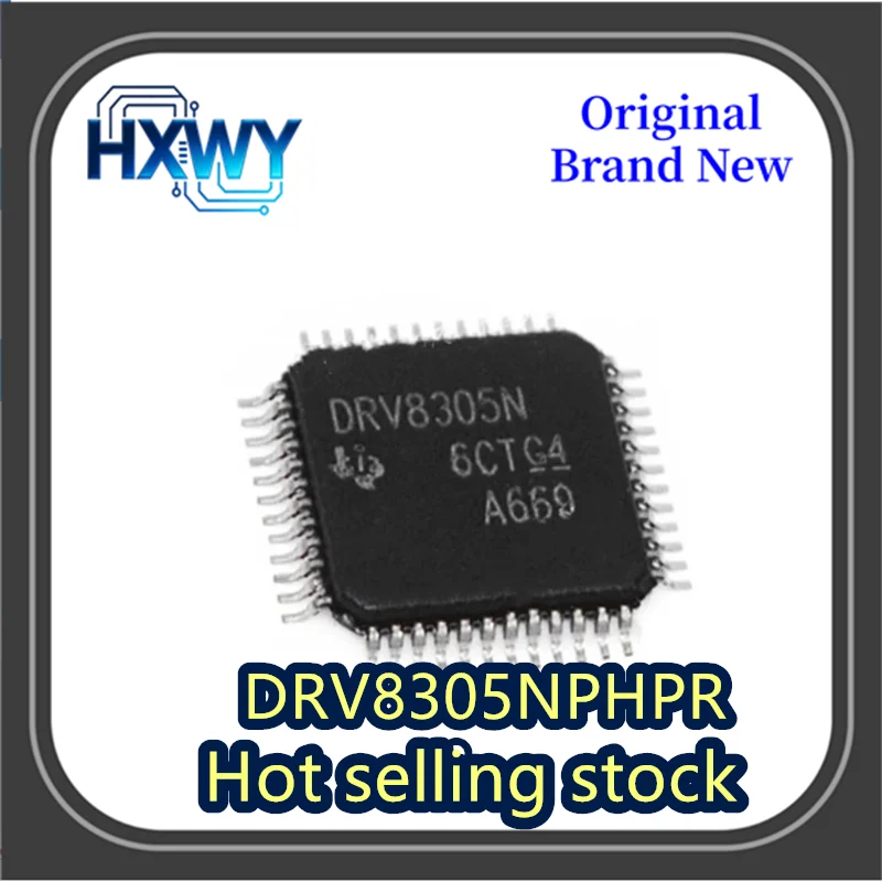 

(2/20 pieces) DRV8305NPHPR DRV8305N HTQFP-48 Three-phase gate driver chip brand new and original.