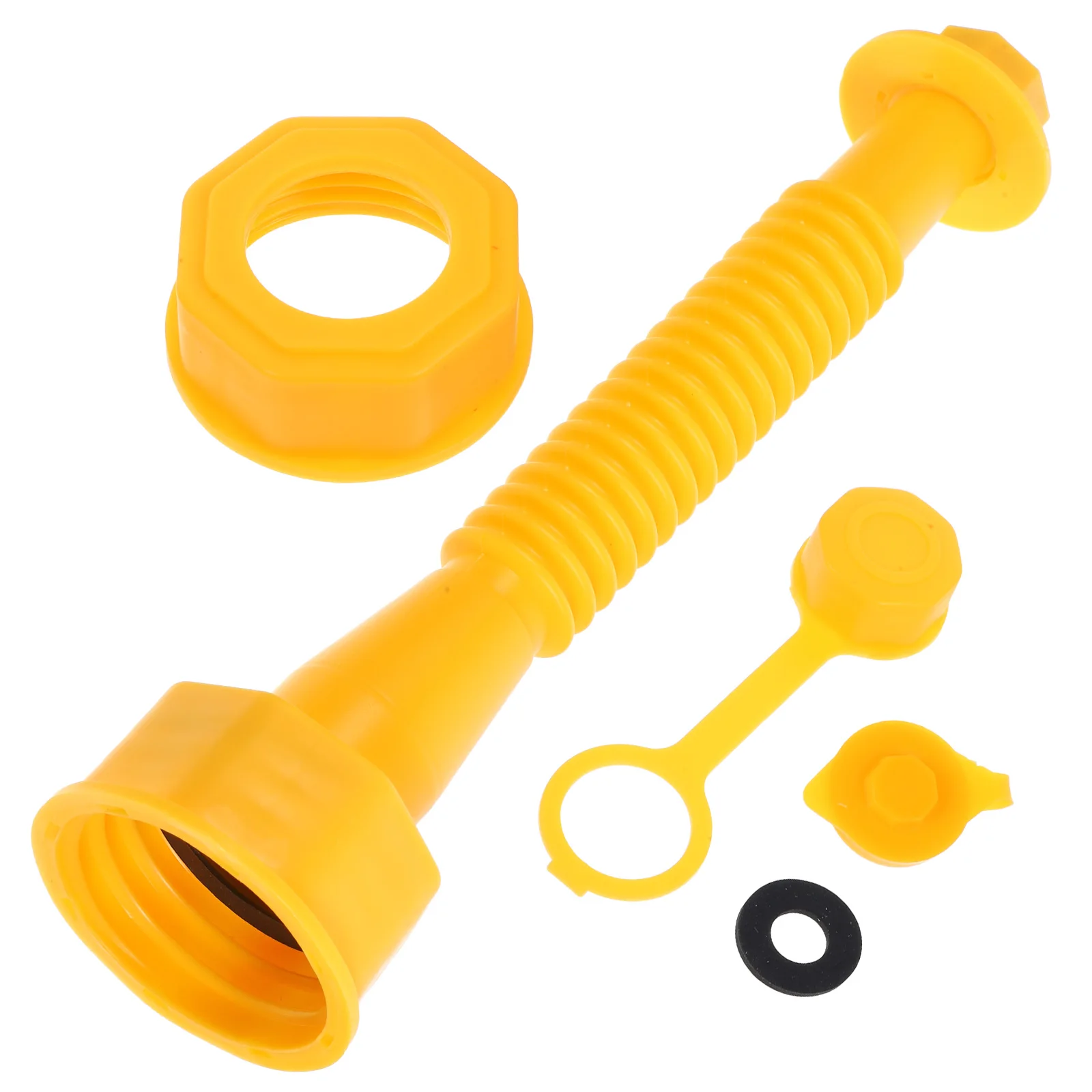 

Universal Oil Replacement Kit Durable Plastic Fuel Spout For Lawnmowers Trimmers Garden Machinery Industrial Atv Car Refueling