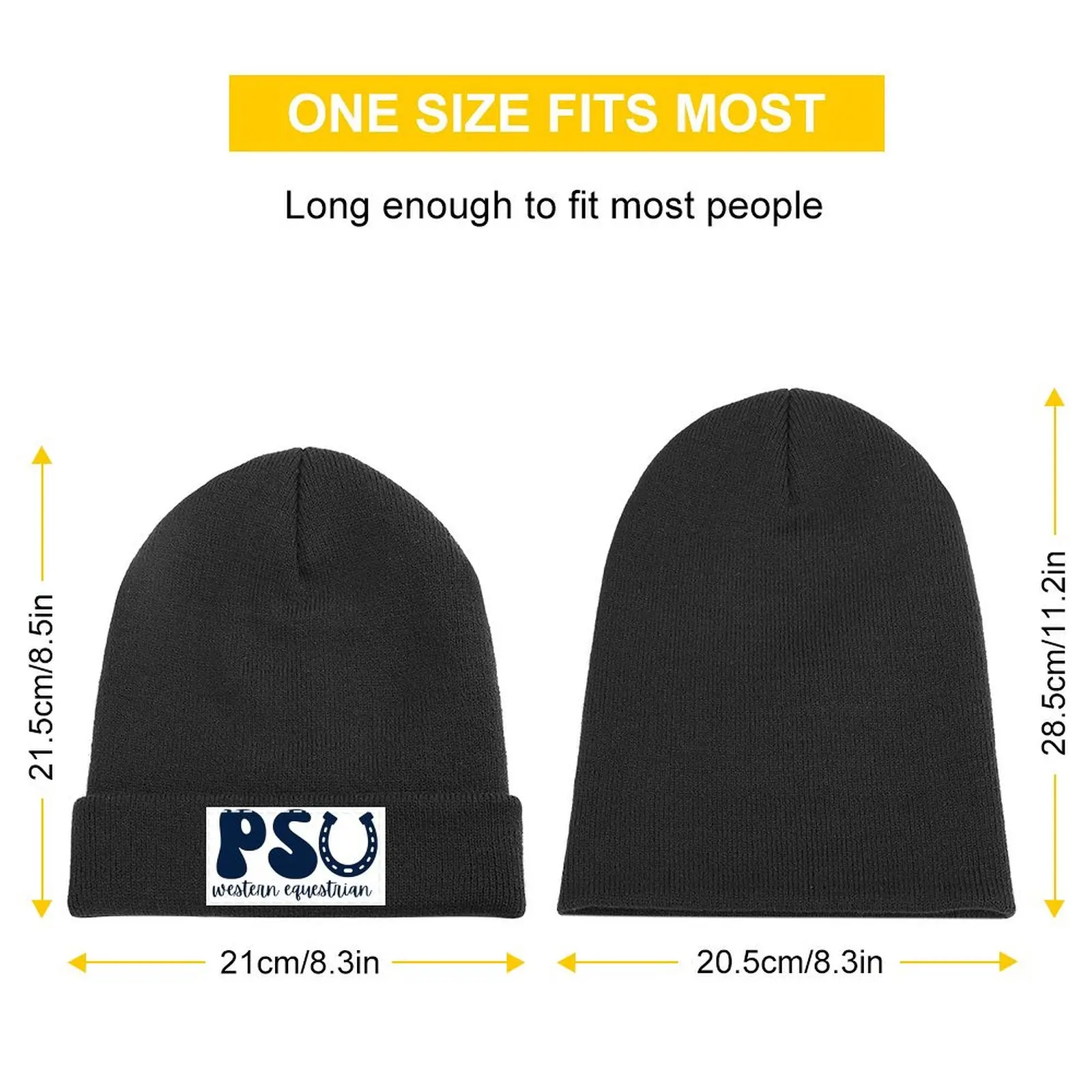 PSU Western Equestrian Knitted Cap Hat Man Luxury Military Cap Man Luxury Cap Hip Hop Designer Man Women's