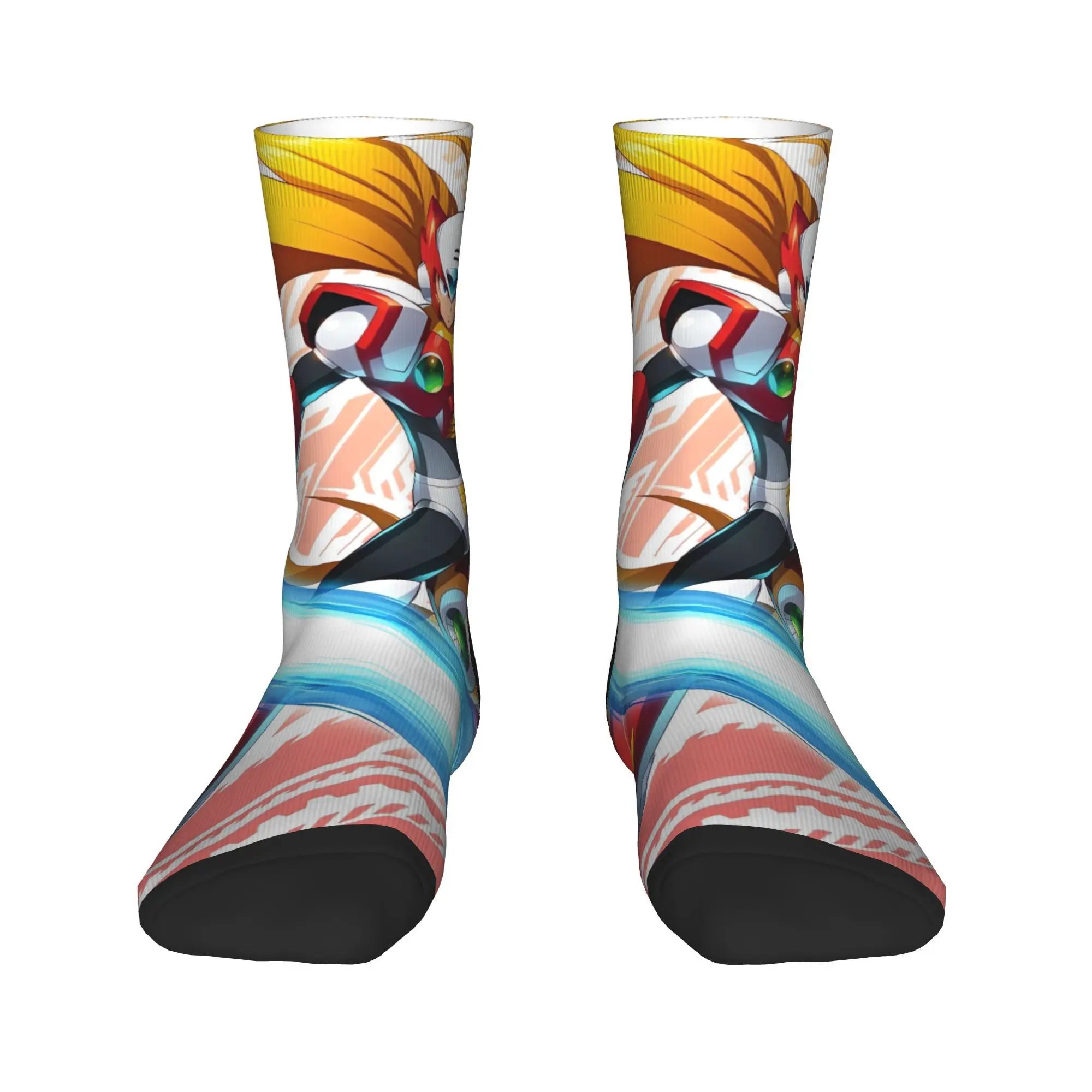 Game Mega Robot Man Sokken Nieuwigheid Kousen Mannen Ademende Outdoor Sportsokken Herfst Patroon Antislip Sokken
