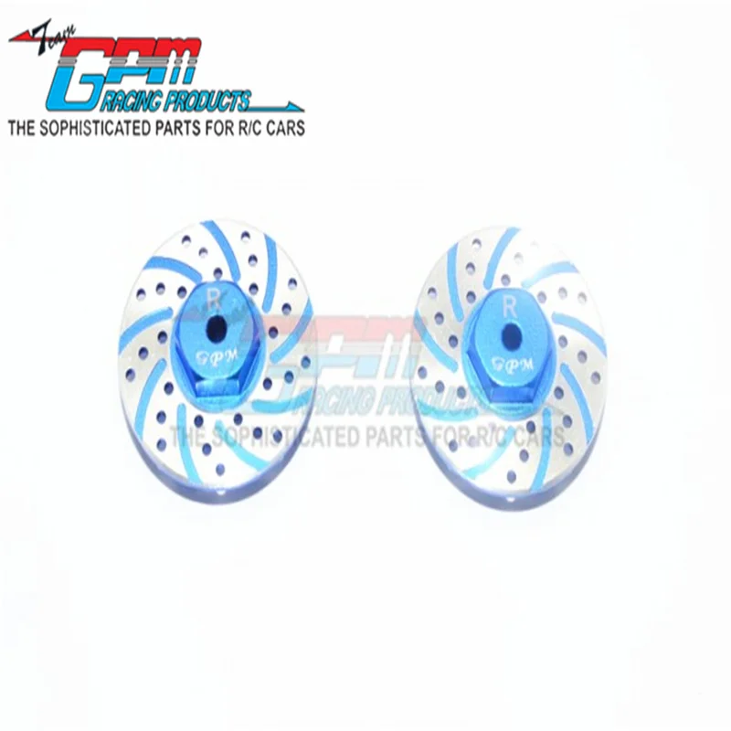 

GPM ALUMINUM REAR BRAKE DISK WITH SILVER LINING -2PC SET For AXIAL 1/18 YETI JR AX90052 Upgrade