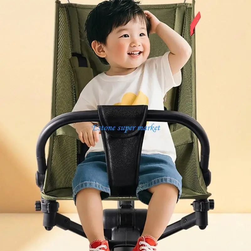 

090B Adjustable Baby Strollers Handrail Safety Belt Front Crotch Band Quick Use