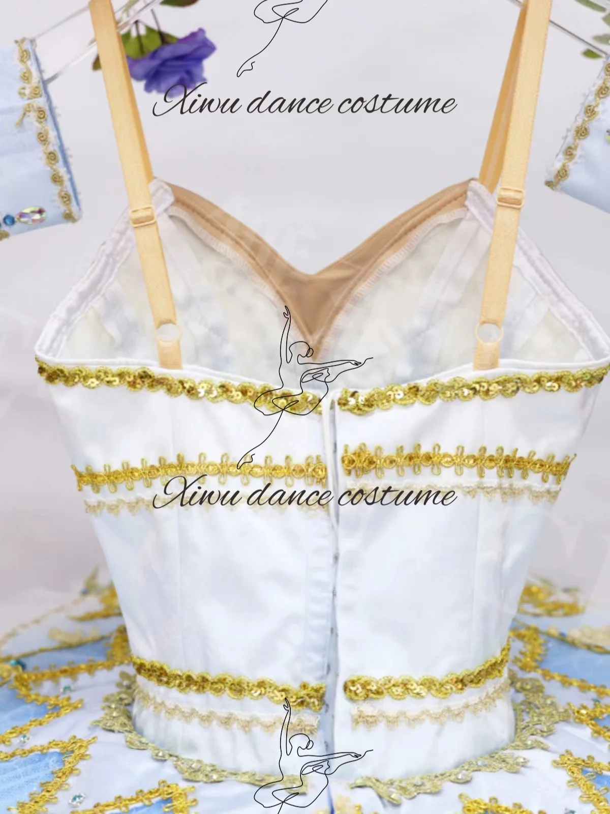 Professional high-quality custom-size ballet performance ballet costume high-end competition ballet dress