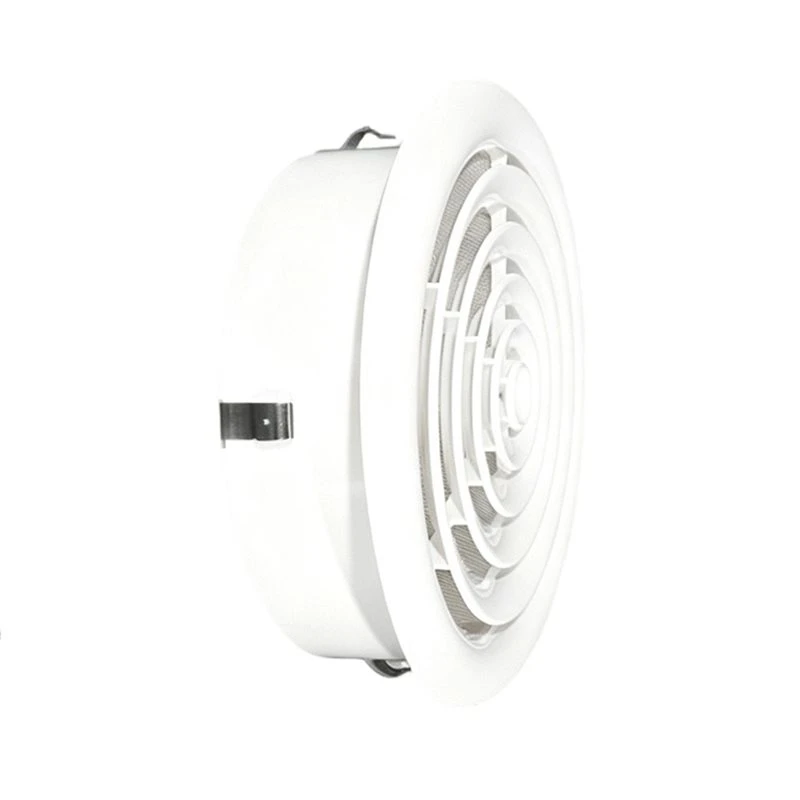 Easy Assembly Round Vent Cover With Clips And Insect Mesh, 200Mm Ceiling For Ventilation Grille,For HVAC Systems