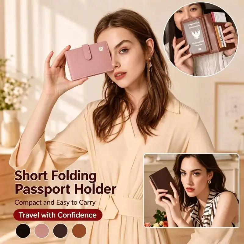 High Quality Travel Wallet Anti-Theft Water-resistant Multi-Compartment Passport Holder Portable Document Organizer