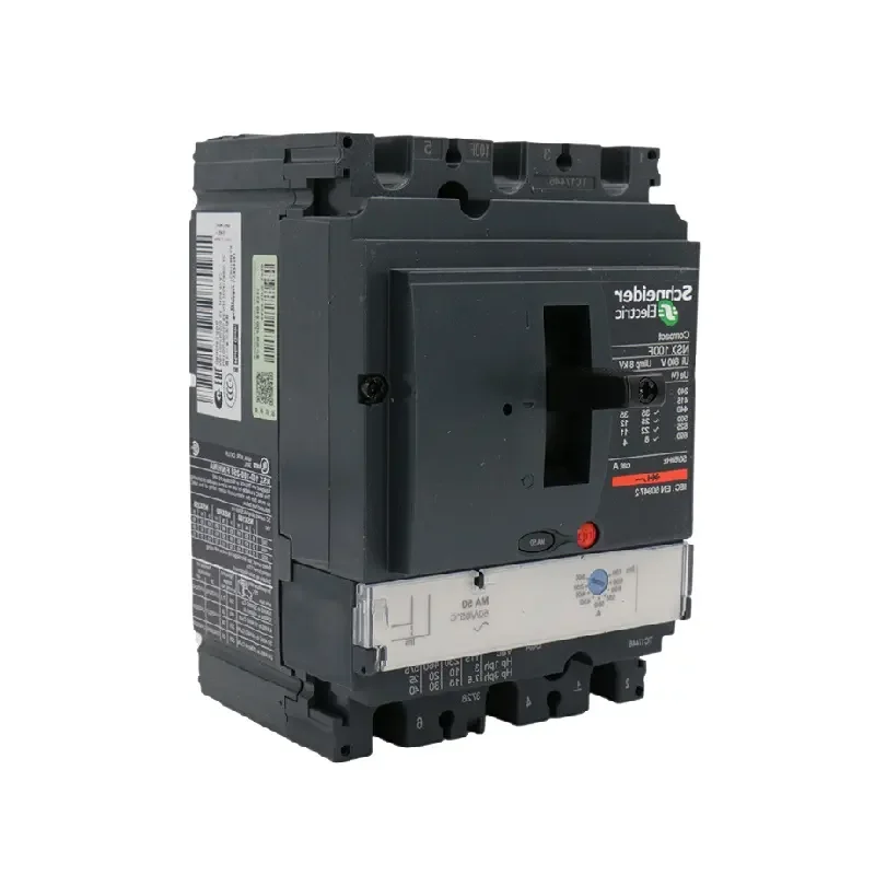 Schneider NSX Series 36kA Vigi NSX100F TMD 3P/4P 16A 25A 32A 40A 50A 63A 80A 100A Molded Case Leakage Circuit Breaker