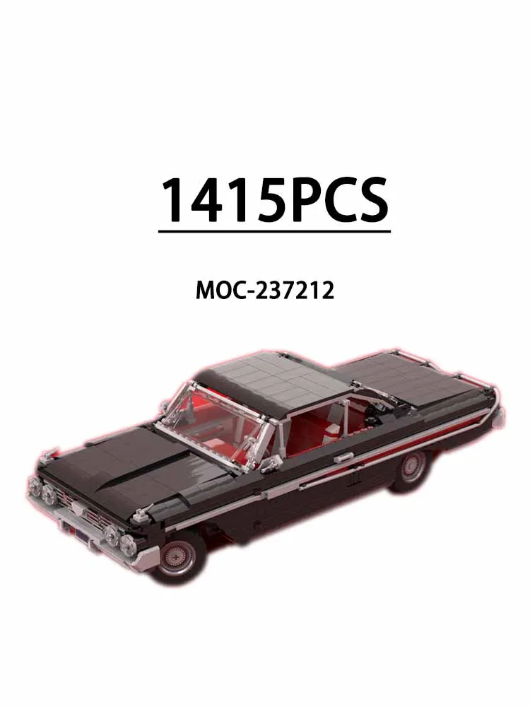 MOC-237212 N1961 автомобильные строительные блоки Чемпион автомобиль 1415 шт. детский подарок на день рождения Рождественская игрушка в подарок
