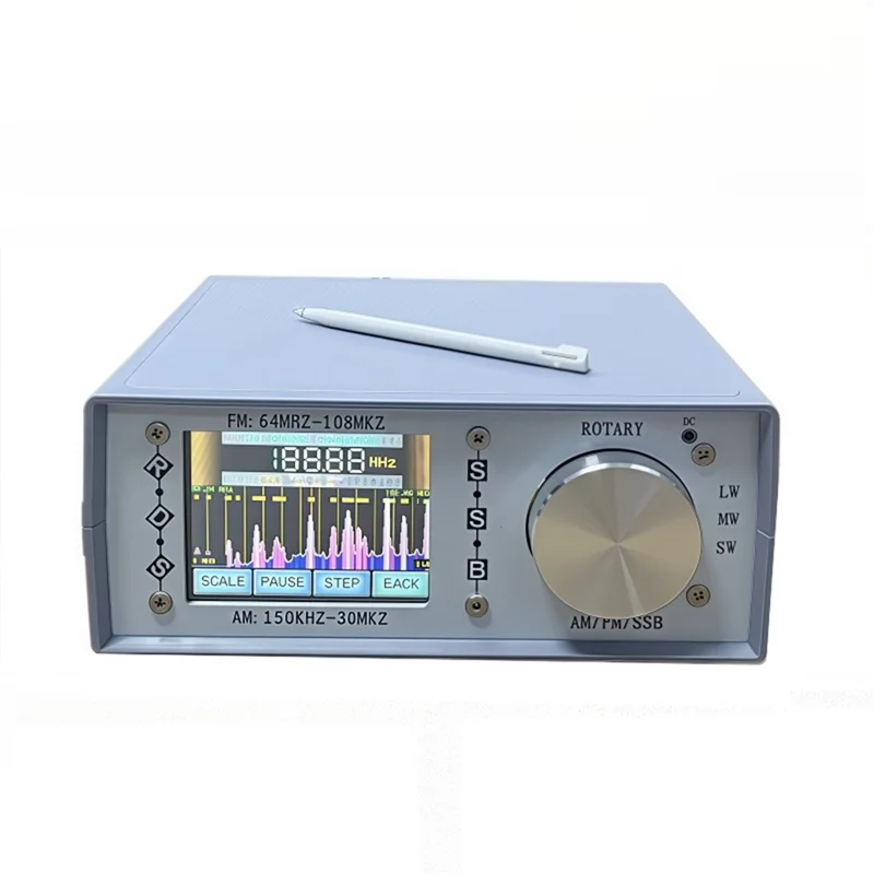 

ABVO-ATS25 ATS-25 SI4732 Full Radio Receiver DSP FM LW MW SW SSB Support 64-108Mhz Band 2.8" Touch Screen Display