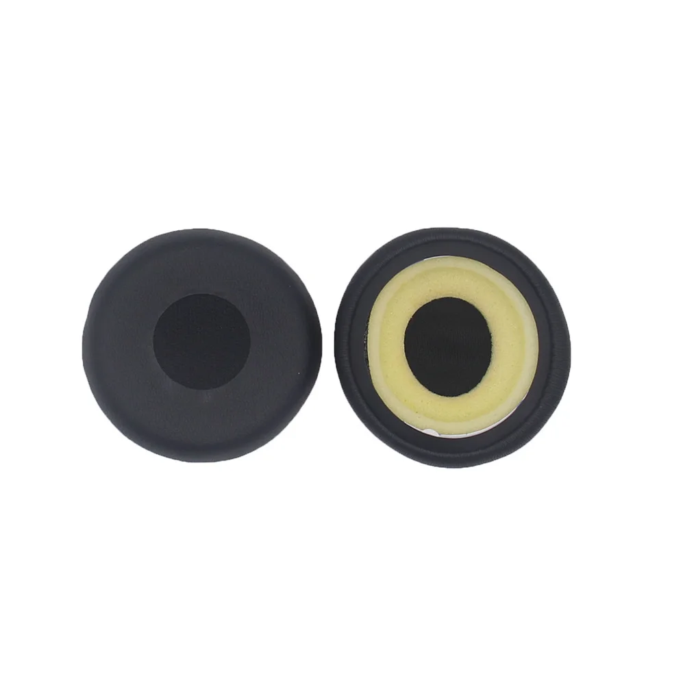 1 Pair Leather Ear Pads Cushion Cover Earpads Replacement for Evolve 20 20se 30 30II 40 65 65+ 75 75+ Headset Accessories