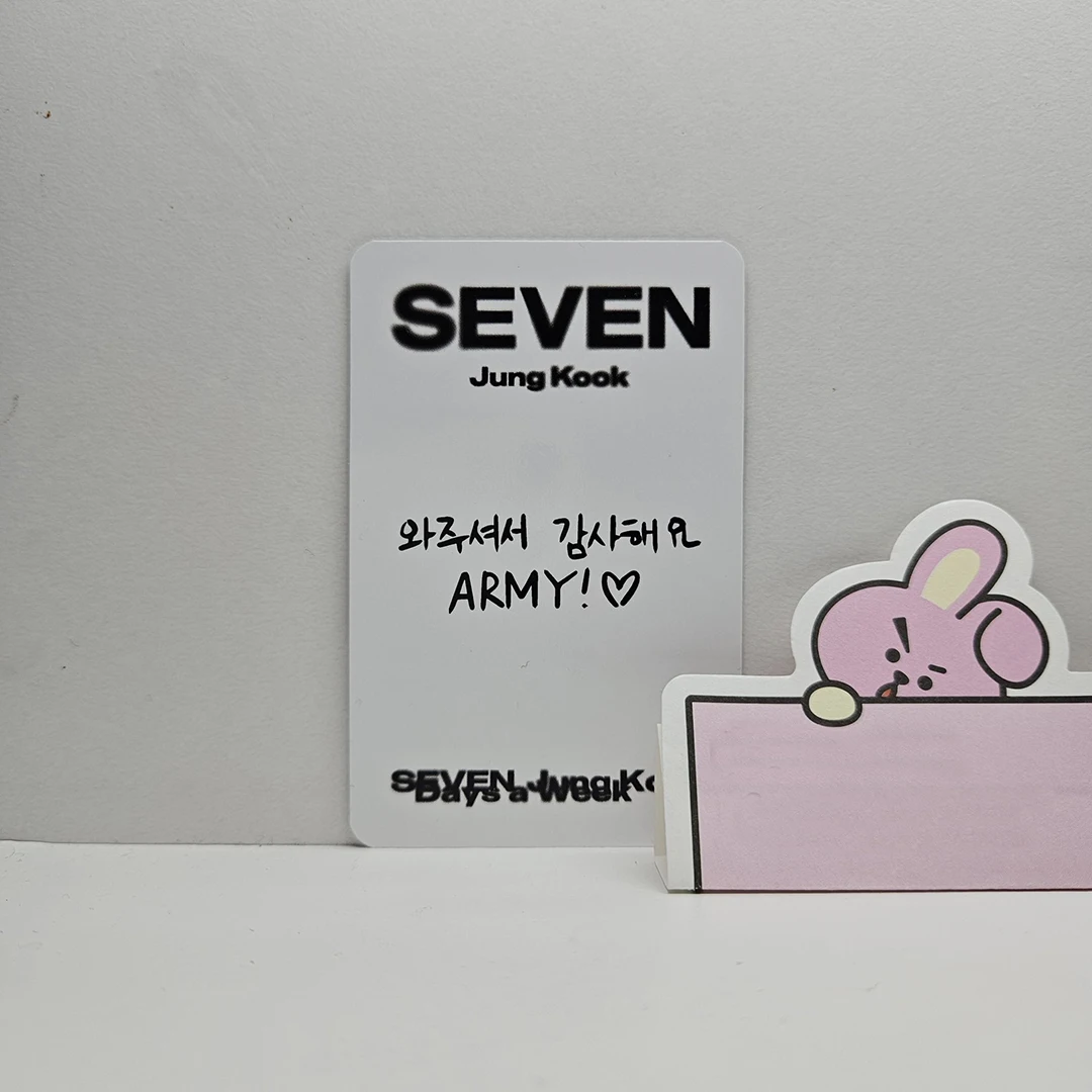 GHIT MUSIC Jung Kook Single Seven Popular Ballads Prerecorded Limited Limited Card