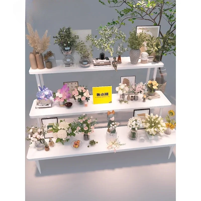 Florist display stand Multi-layer display stand Flowing water platform Nakajima display stand Table setting table flower stan