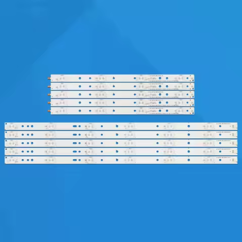 5pcs LED For 43" LCD TV NS-43DR710CA17 43E4500RA 43PFS5302/12 T4301M B CDE4302 TH-43LFE8 T430HVN01.0 BDL4330QL/00
