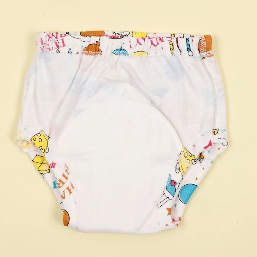 100% Cotton Comfortable Learning Potty Underwear 2PCS Washable Baby Training Pants