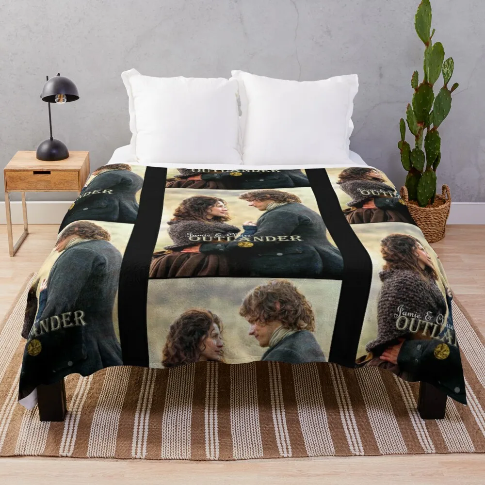 Outlander - Jamie & Claire Fraser - Diana Gabaldon 6 Throw Blanket Loose Bed linens Nap Blankets