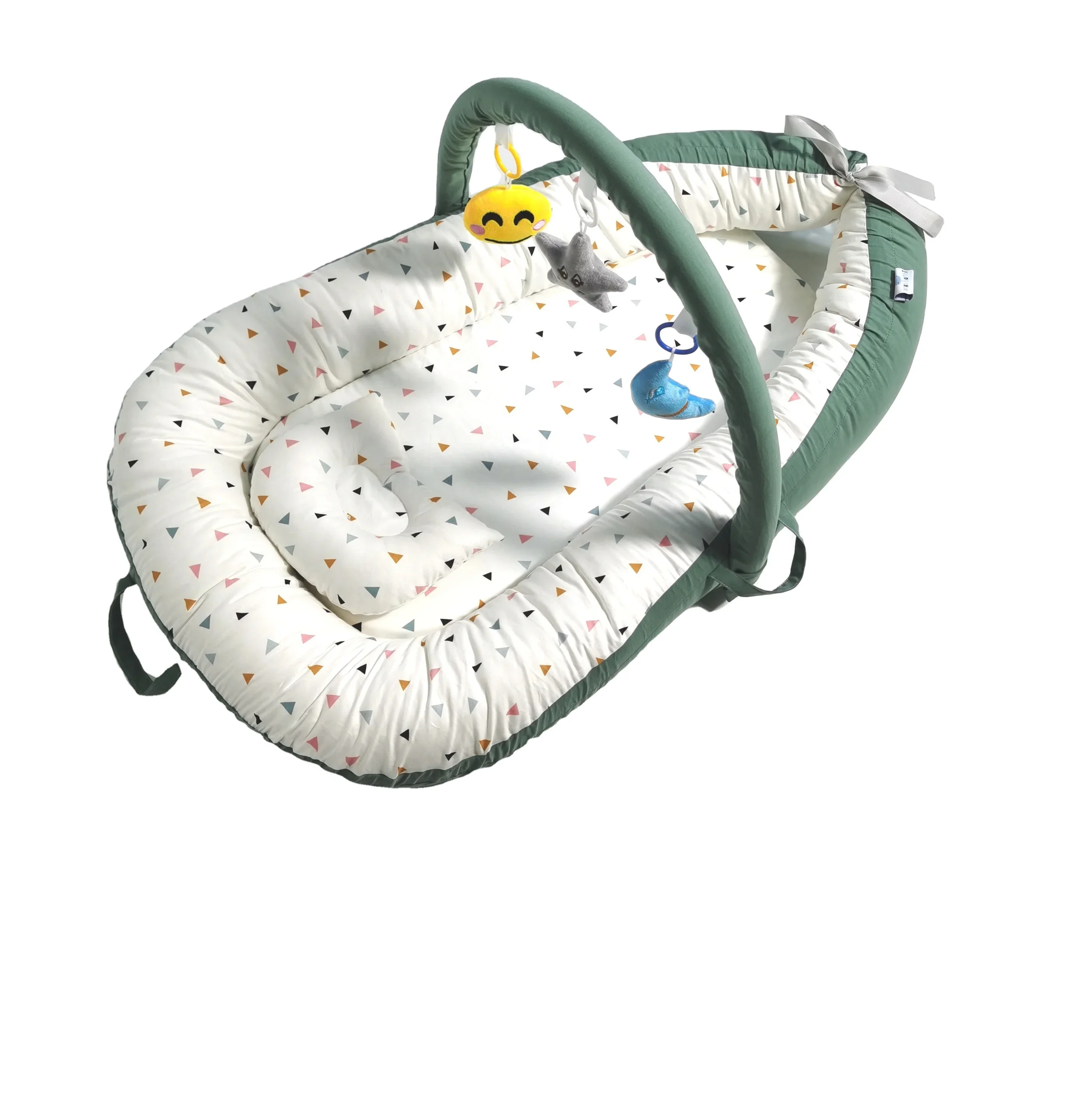 Lettino nido per bambini nuovi prodotti per bambini lettino portatile con cuscino e giocattoli per bambini che dormono