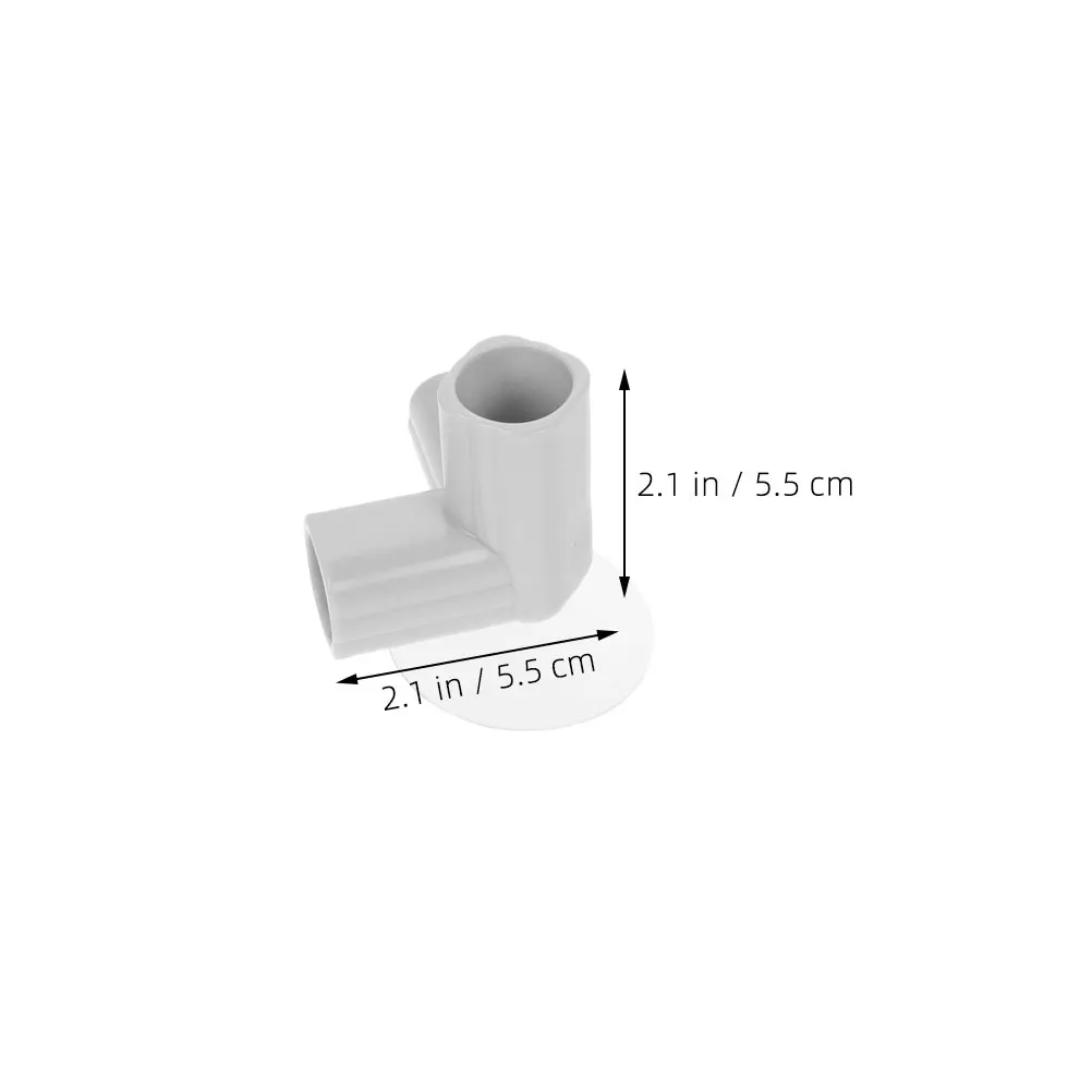 8Pcs Baby Playpen Replacement Connectors Elbow Tee Pipe Fittings Indoor Safety Gear Plastic Pipe Connectors 0.866 Inch Diameter
