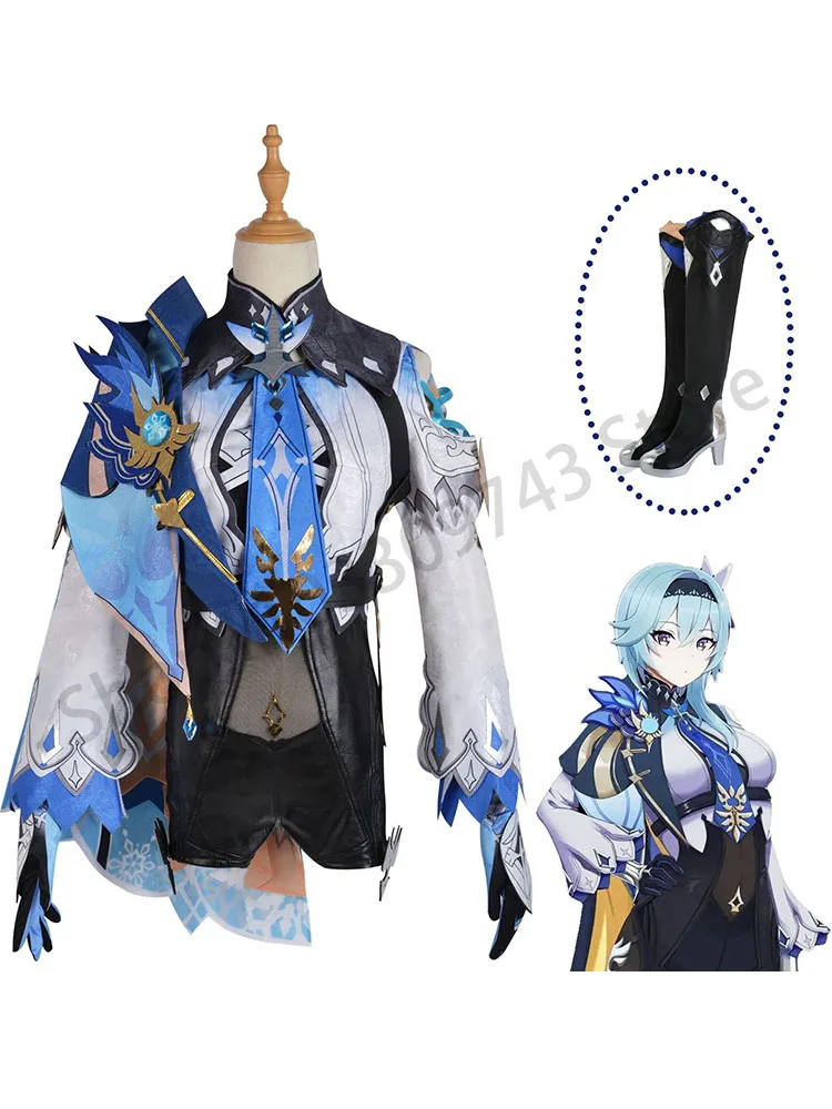 Genshin Impact cos Costume Spray Knight Youra cosplay Animation Game Set Youra cos Costume Full Set