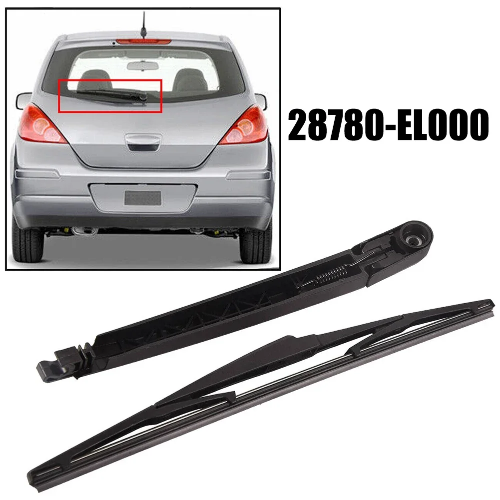 For Hatchback Tiida 2007-2012 For Nissan Versa Set Rear Wiper Blade 28780EL000 Car Accessories Easy Installation