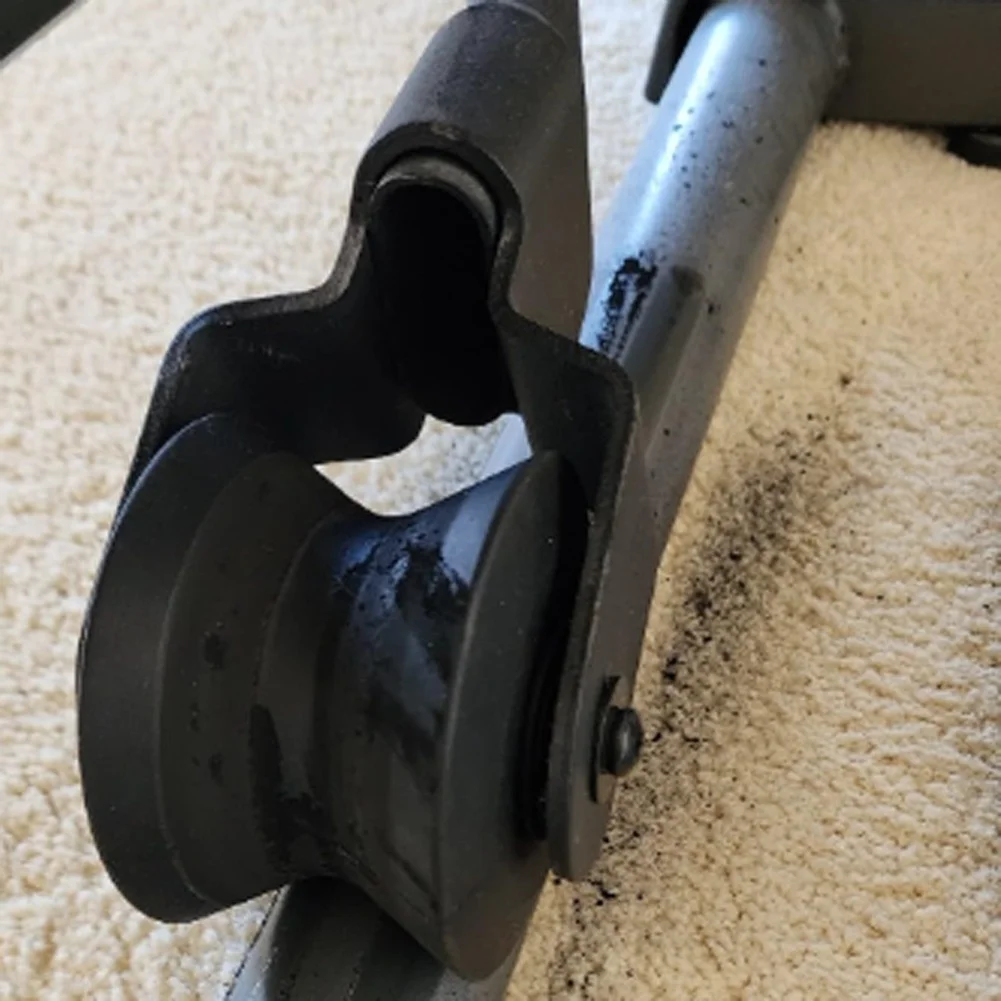 Elliptical Trainer Wheel Roller Spare Part Featuring Plastic Core and Rubber Outer Layer for Fitness Equipment Long Term Use