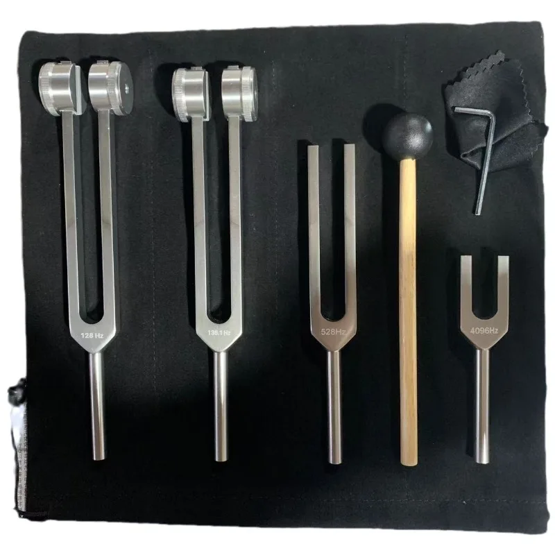 

Набор камертонов из алюминиевого сплава, звуковое исцеление, камертон для медитации, терапевтический диапазон, набор вилок, музыкальный инструмент, ударный