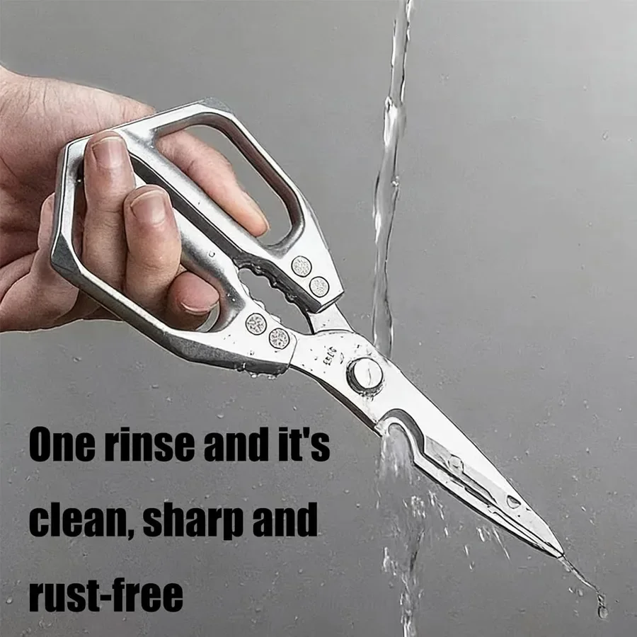 Sharp Stainless Steel Kitchen Scissors Poultry Shears Fish Bone Remover Multifunctional Meat Food Cutter Scissors For Kitchen