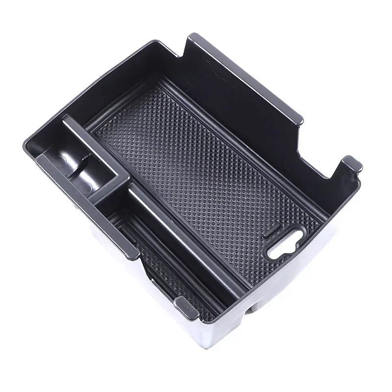 For Alfa Romeo Tonale 2022-2024 ABS Black Car Armrest Box Storage Box Middle Console Console Tray Storage Box Car Accessories