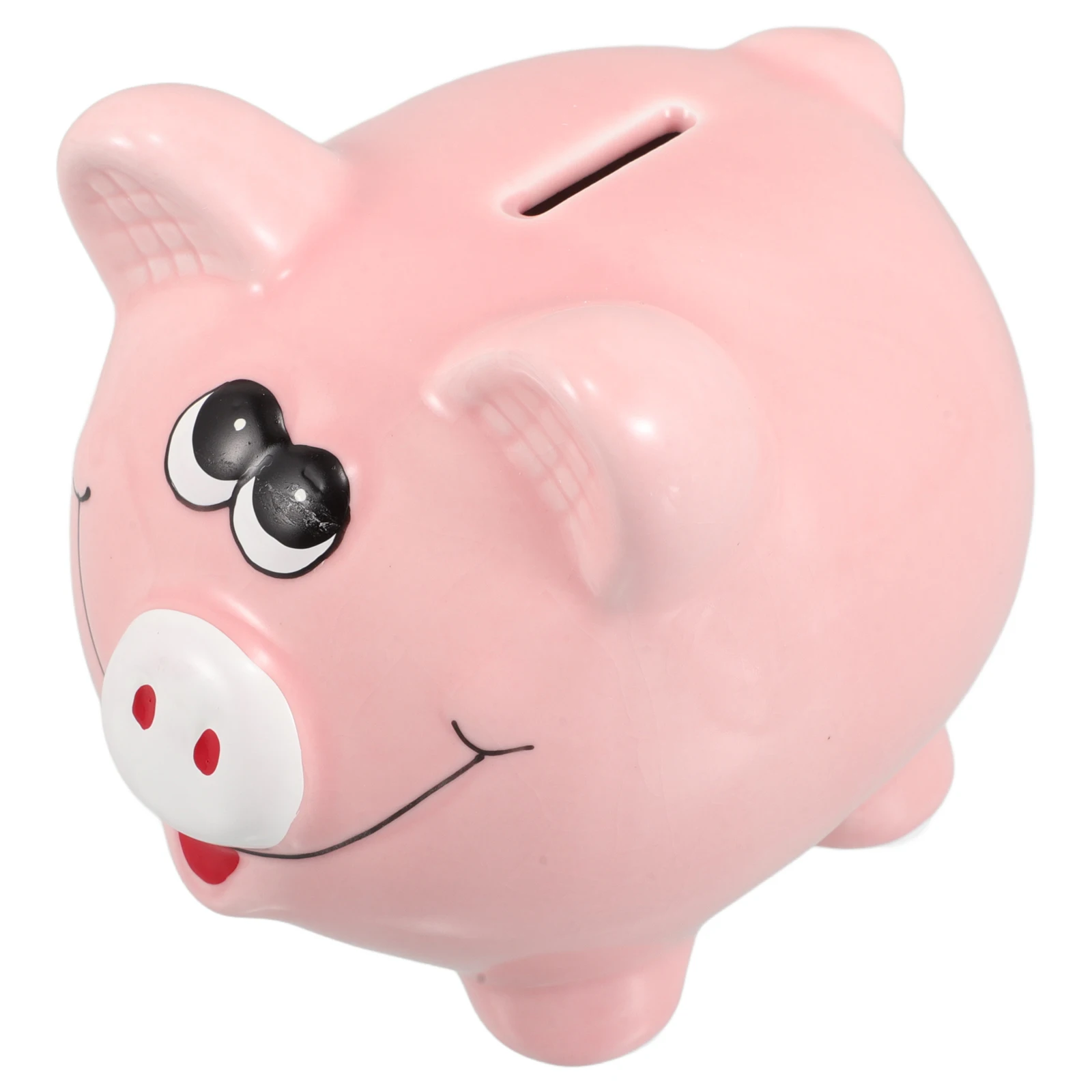 

Ceramic Piggy Bank Cute Pig Shaped Money Saving Box for Nursery Decor Coin Holder and Savings Bank