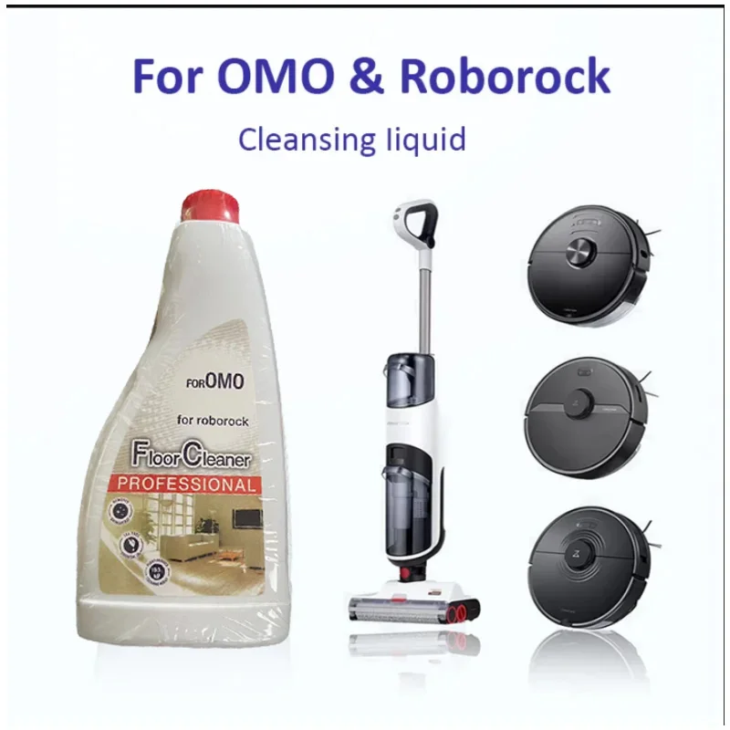 OMO 480ML liquid For Roborock S8 Pro Ultra/S7 MaxV Ultra/Dyad/S7/Q5 Floor Cleaning Vacuum Cleaner Parts Robot Mops Antibacterial